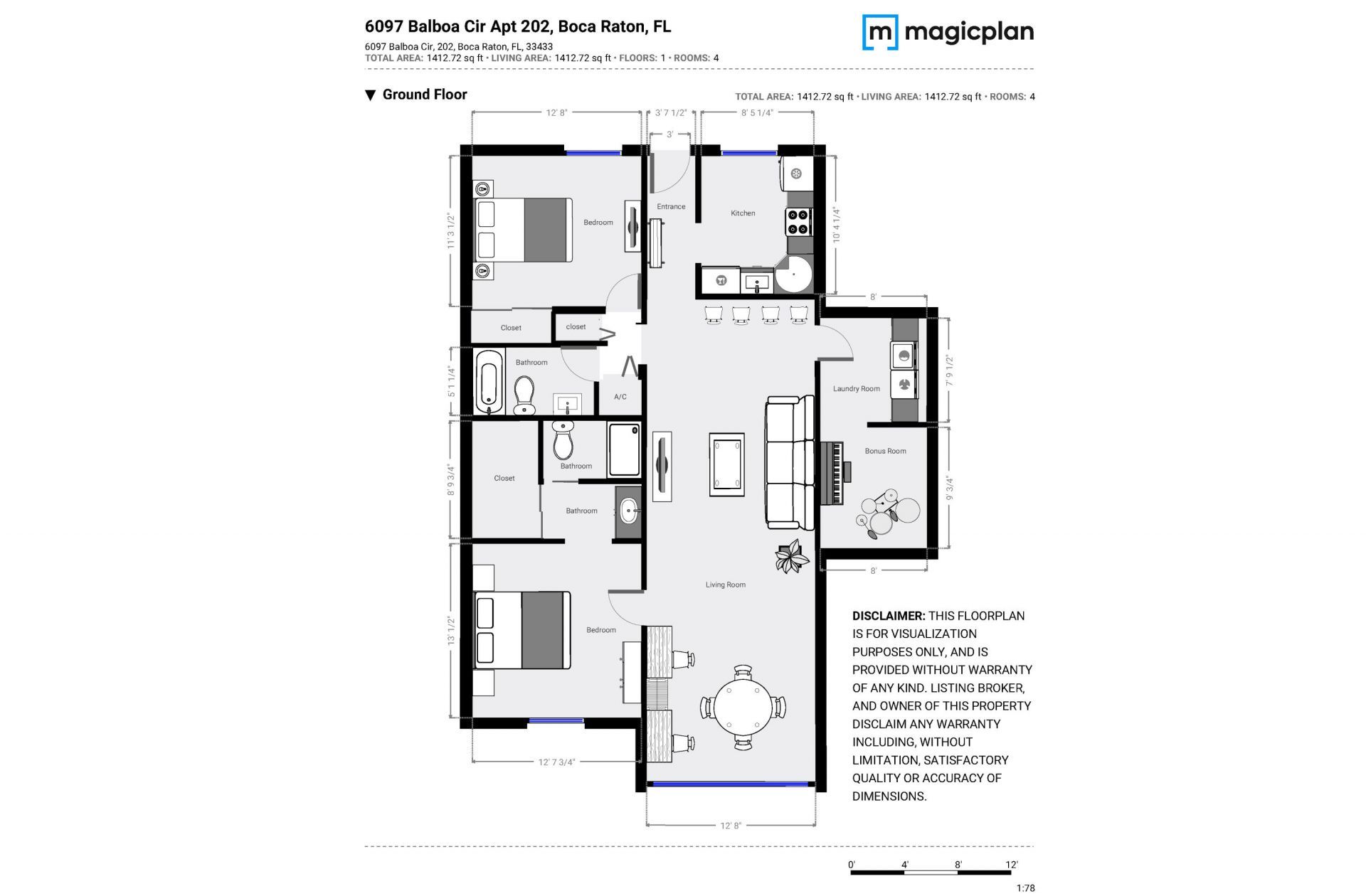 6097 Balboa Circle, Unit 202, Boca Raton, FL 33433 Photo