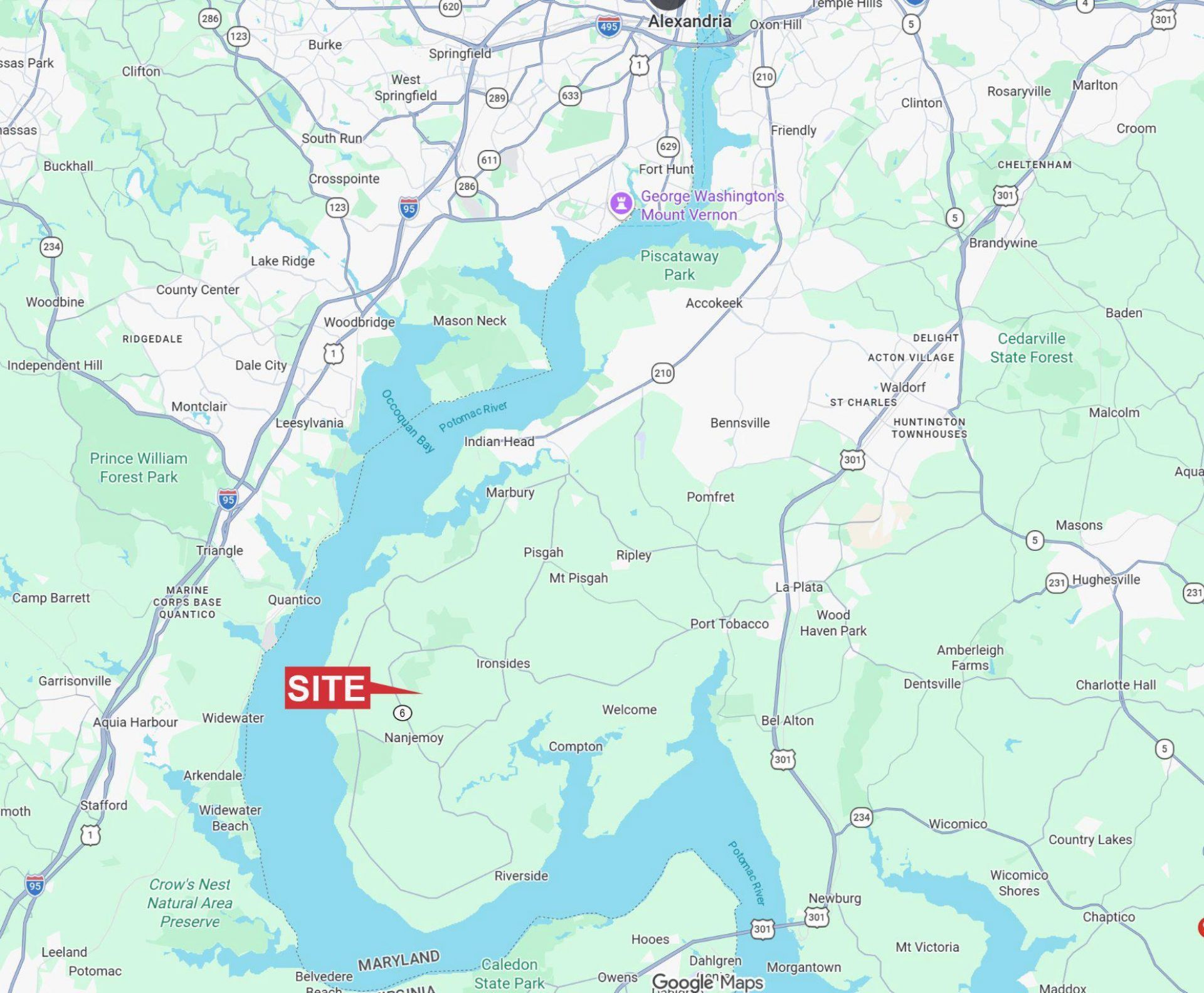 POSEYTOWN ROAD , NANJEMOY, MD 20662