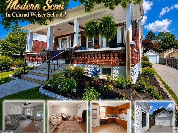 43 E JEFFERSON STREET , WOMELSDORF, PA 19567
