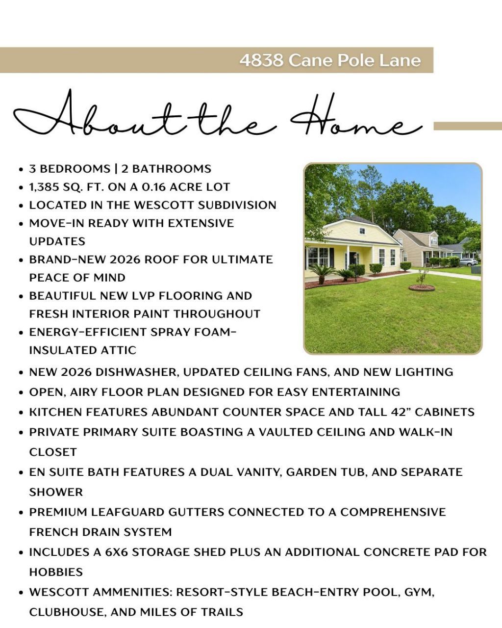 4838 Cane Pole Lane Photo 4
