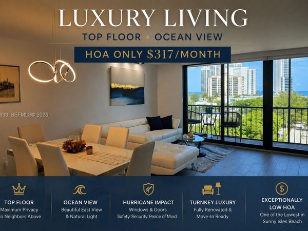 17600 N Bay Rd , Unit N906, Sunny Isles Beach, FL 33160