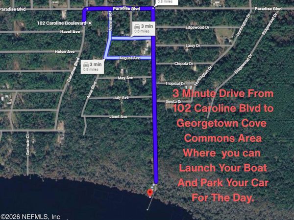 102 CAROLINE Boulevard, Georgetown, FL 32139