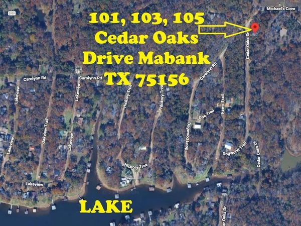 105 Cedar Oaks Drive, Mabank, TX 75156