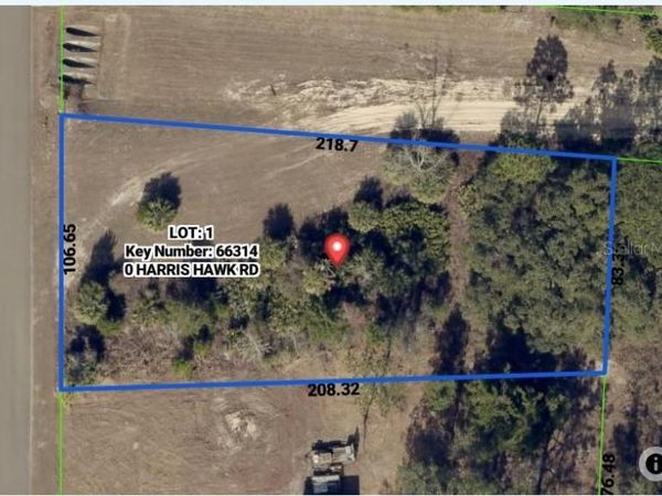 0 HARRIS HAWK ROAD , WEEKI WACHEE, FL 34614