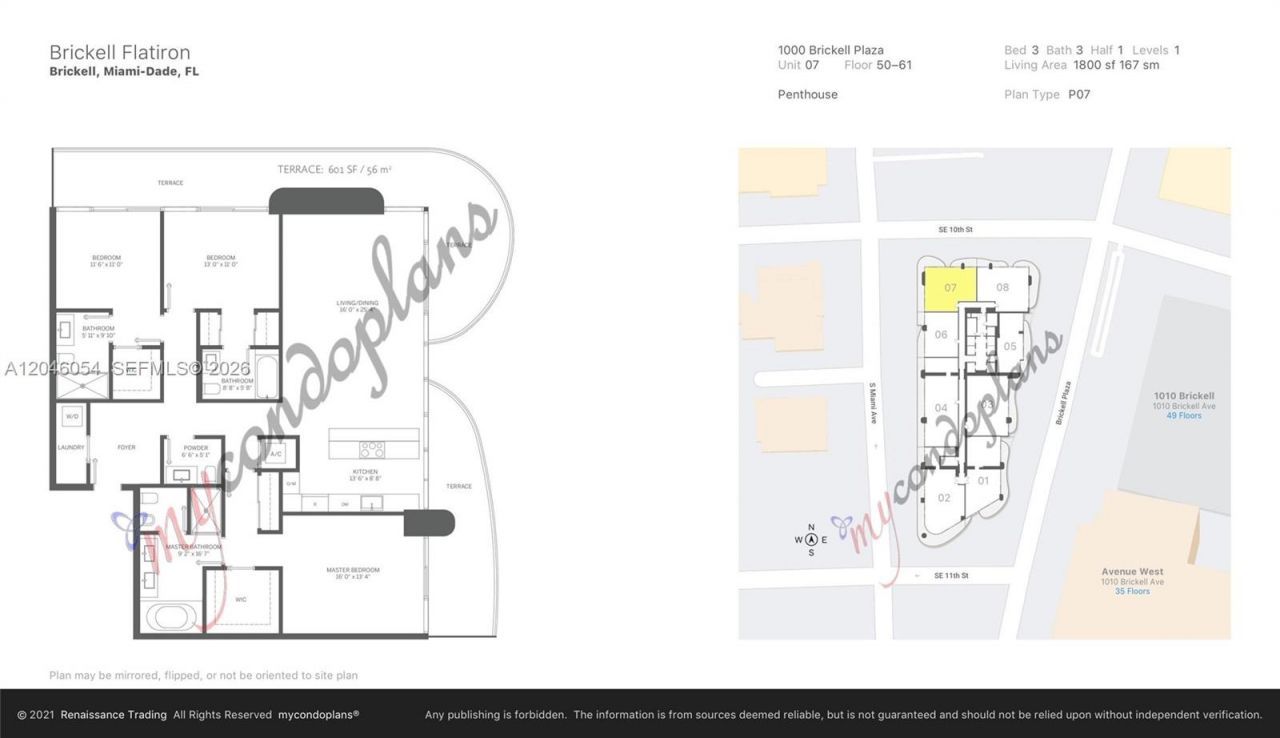 1000 Brickell Plz , Unit PH5807, Miami, FL 33131 Photo