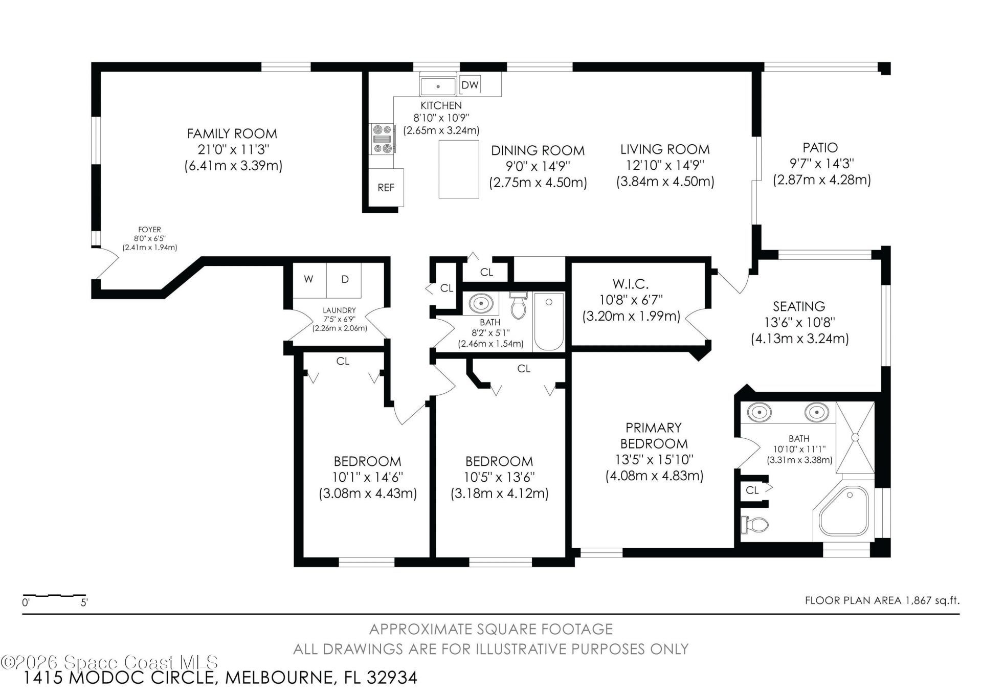 1415 Modoc Circle , Melbourne, FL 32934 Photo