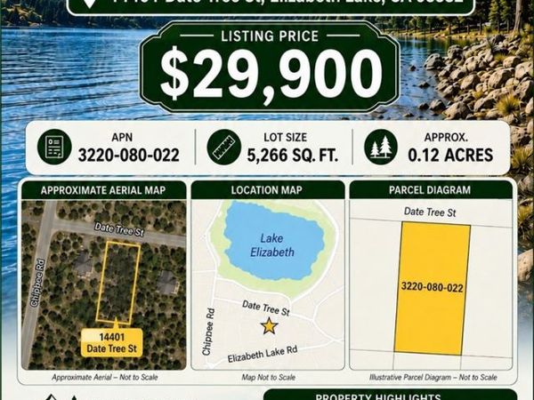 14401 Date Tree Street, Lake Elizabeth, CA 93532