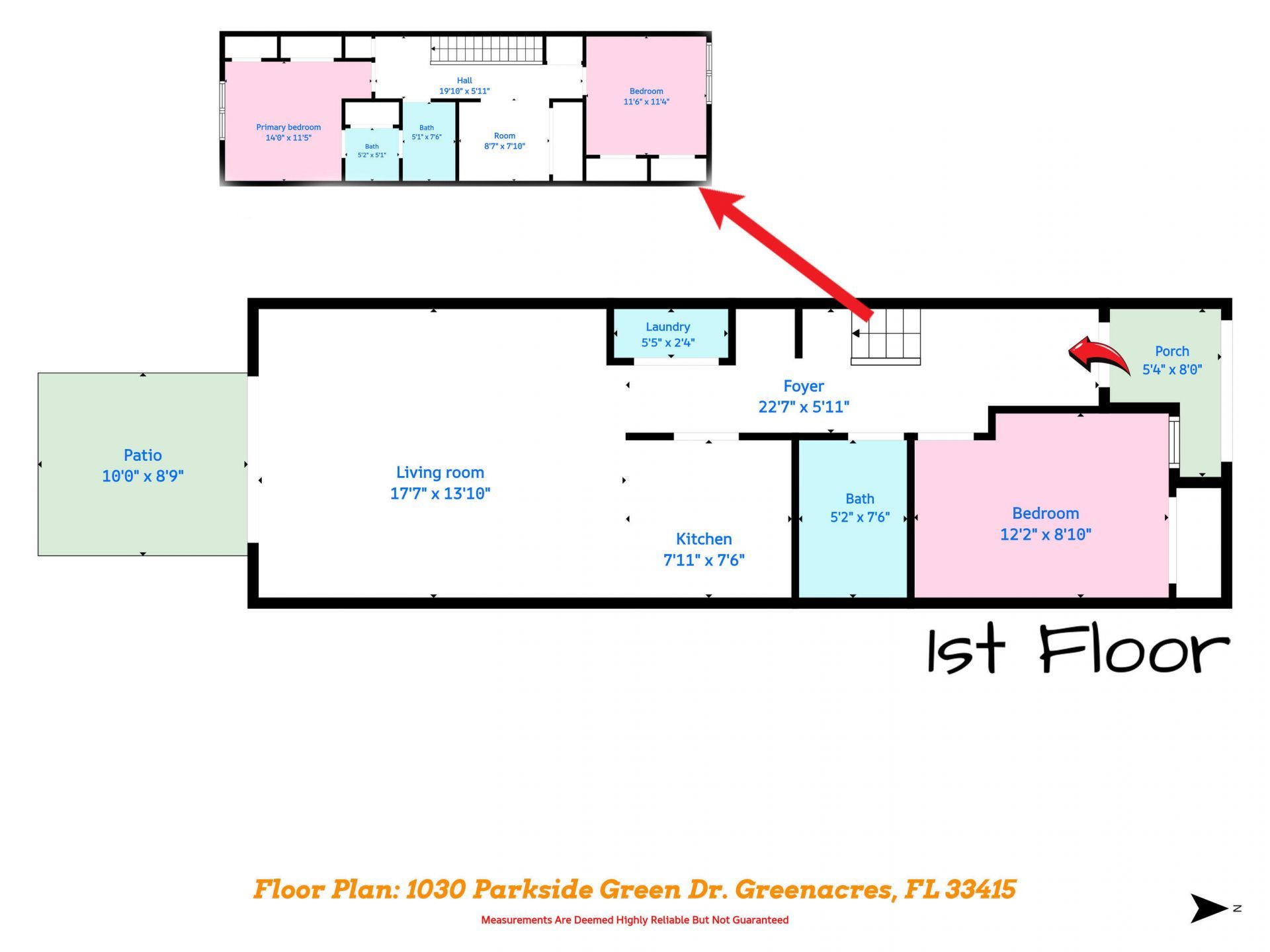 1030 Parkside Green Drive, Unit A, Greenacres, FL 33415 Photo