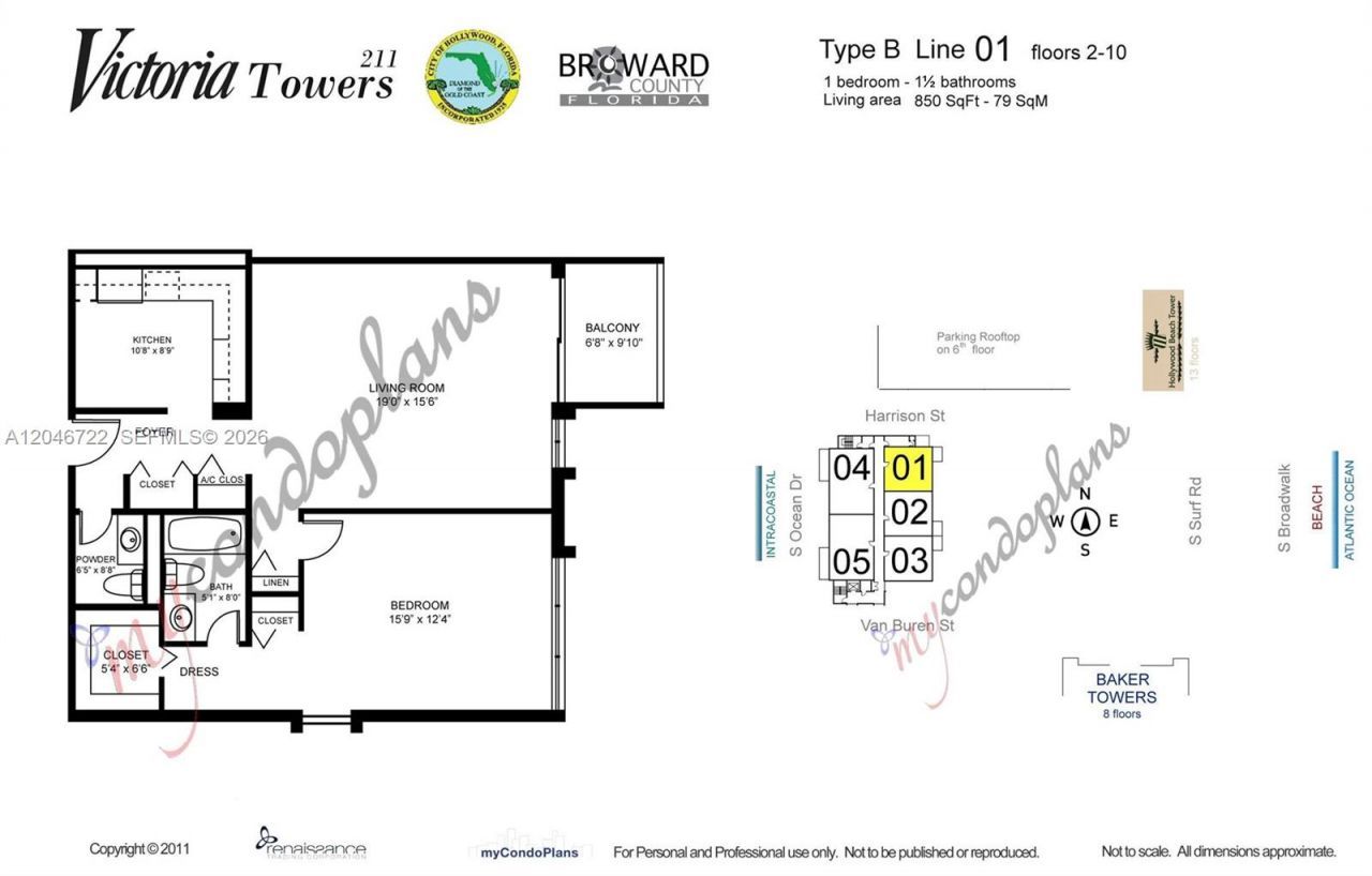 211 S Ocean Dr, Unit 501, Hollywood, FL 33019 Photo