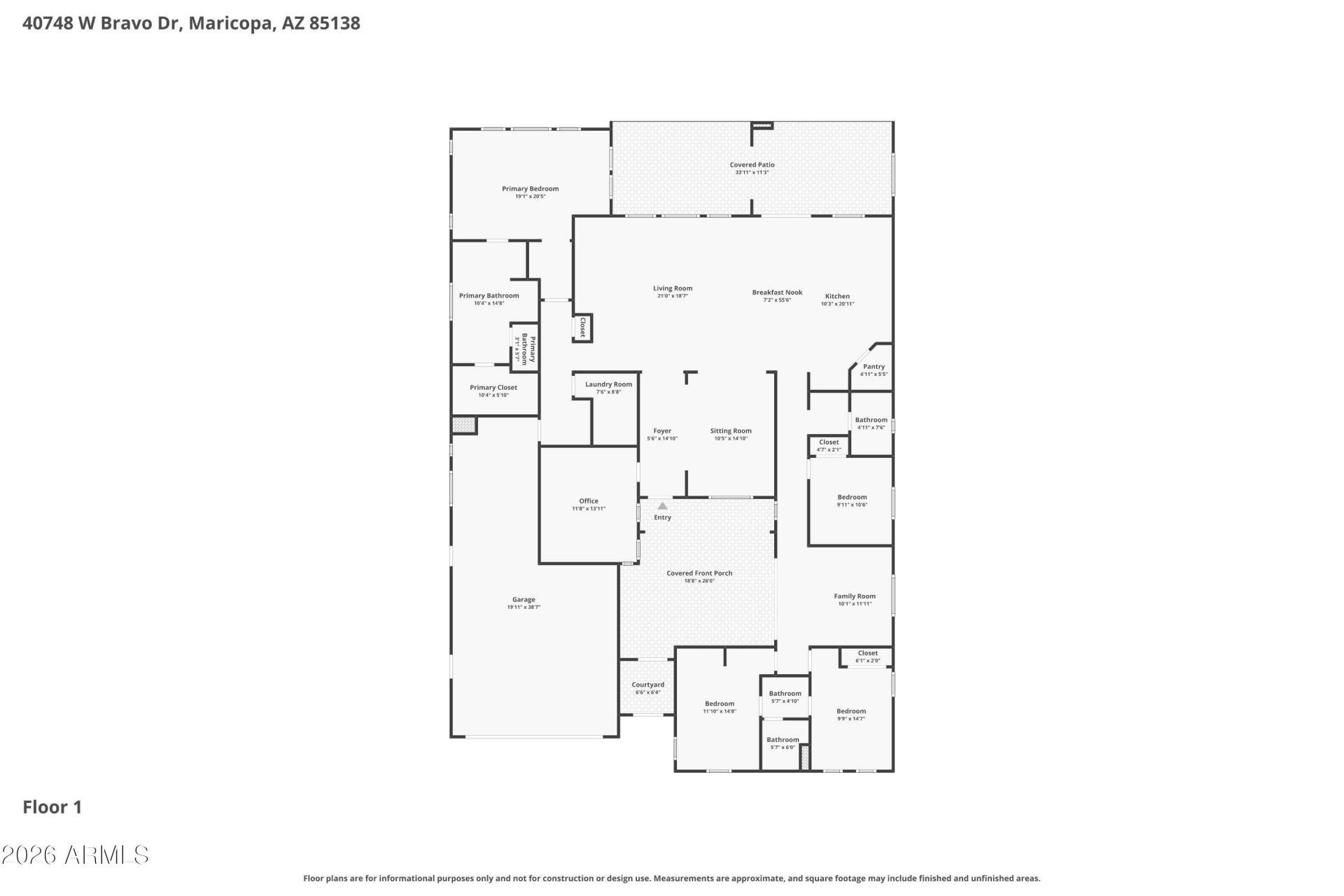 40748 W BRAVO Drive, Maricopa, AZ 85138