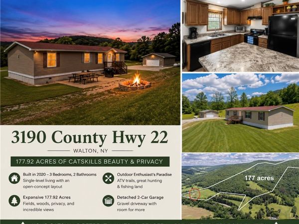 3190 County Highway 22 , Walton, NY 13856