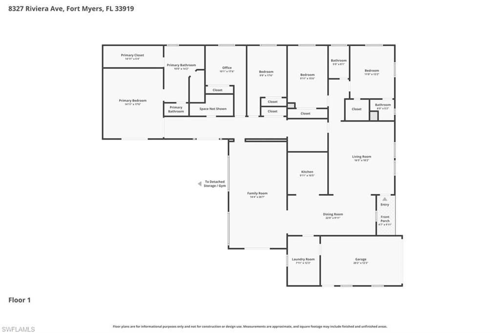 8327 Riviera Ave , Fort Myers, FL 33919 Photo