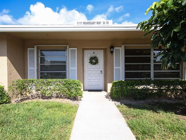 1111 Mahogany Way, Unit 76b, Delray Beach, FL 33445