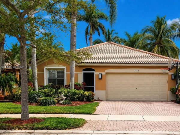 1674 Orion Ln , Weston, FL 33327