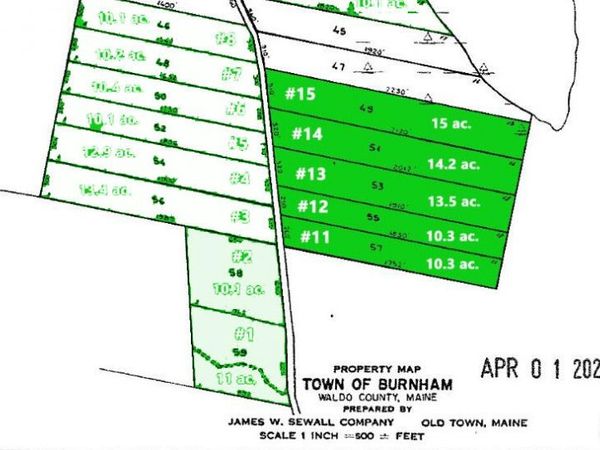 Lots 11-15 Morgan Road , Burnham, ME 04922