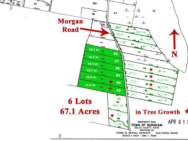 000000 Morgan Road , Burnham, ME 04922