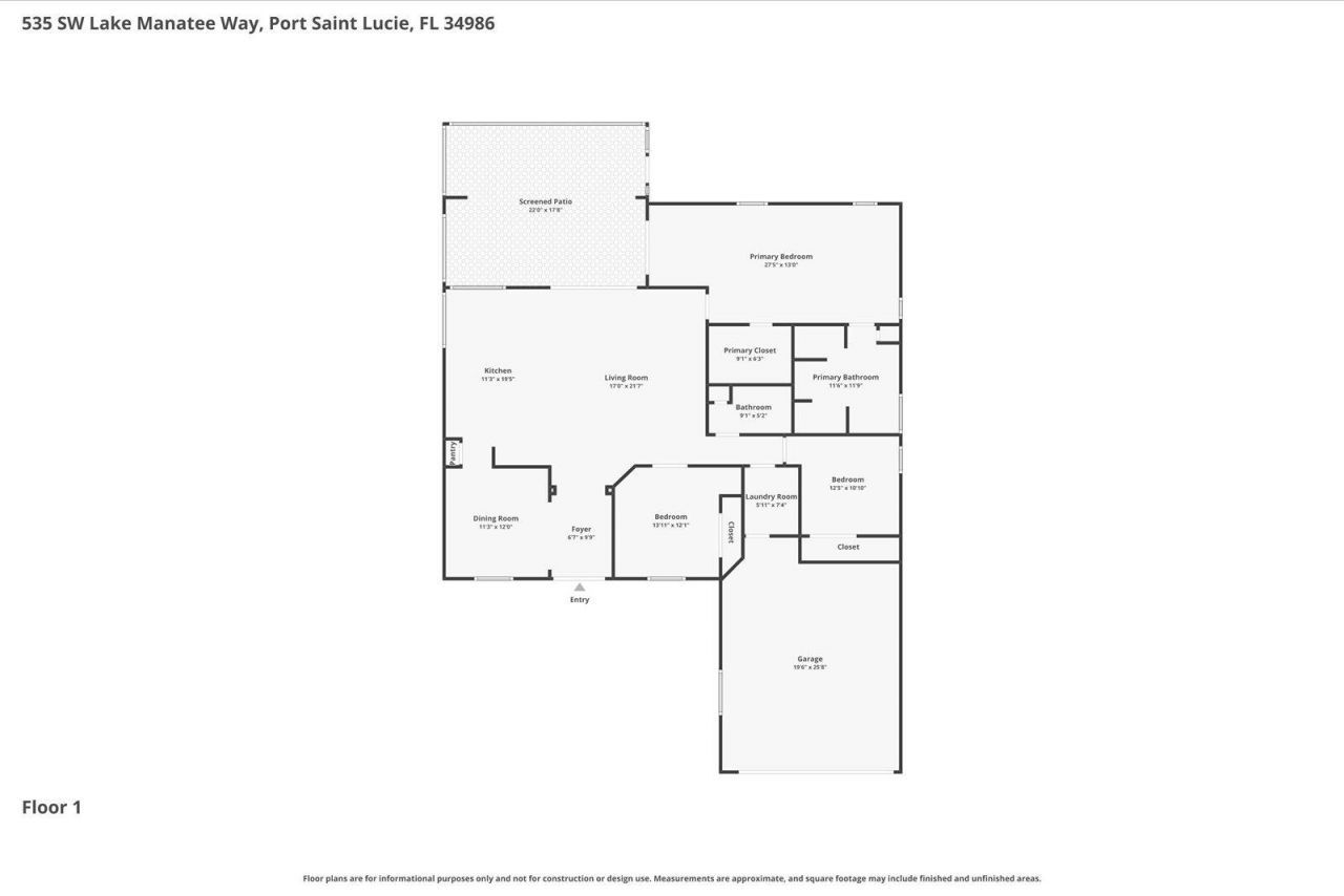 535 SW Lake Manatee Way, Port Saint Lucie, FL 34986 Photo