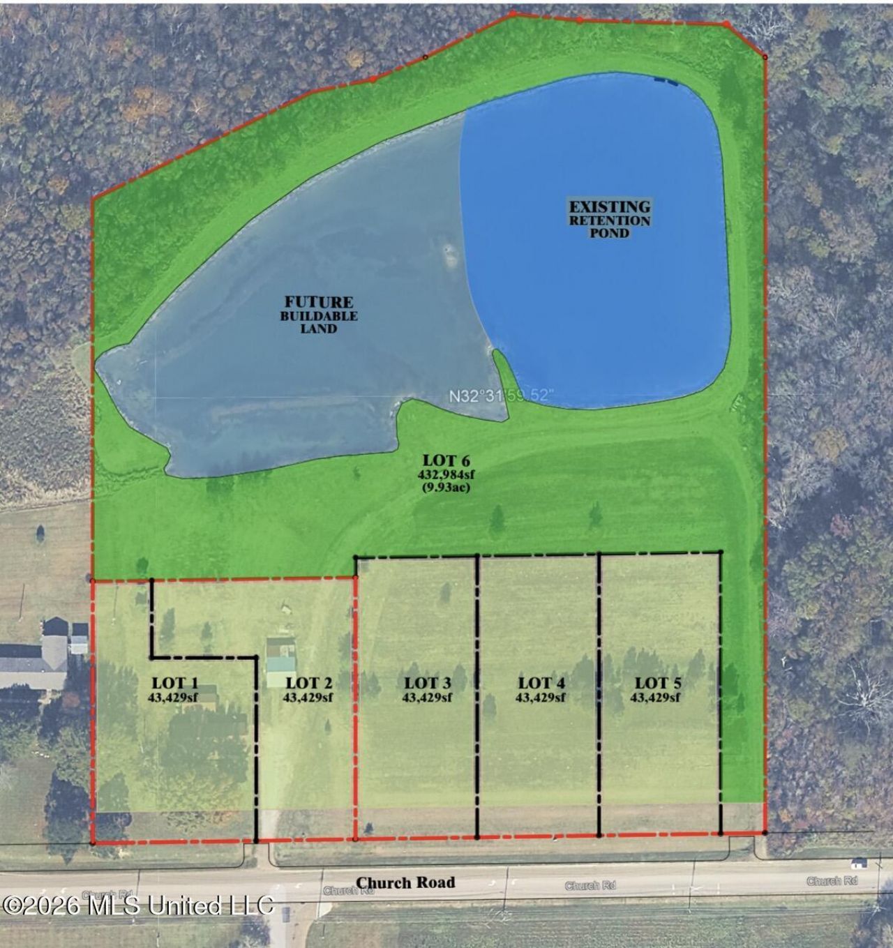 577 Lot# 1 Church Road, Madison, MS 39110 Main Photo