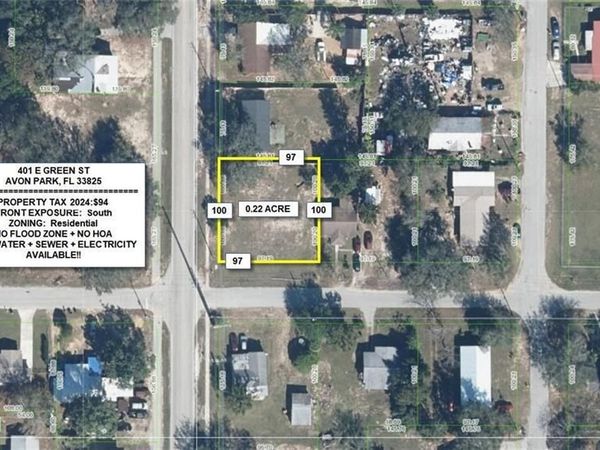 401 E GREEN STREET , AVON PARK, FL 33825