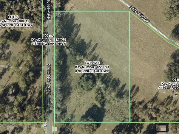 SPRING LAKE HIGHWAY , BROOKSVILLE, FL 34601