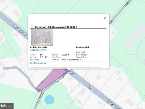 KEMPTOWN ROAD, DAMASCUS, MD 20872