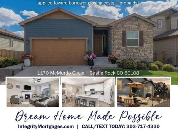 1170 Mcmurdo Circle, Castle Rock, CO 80108