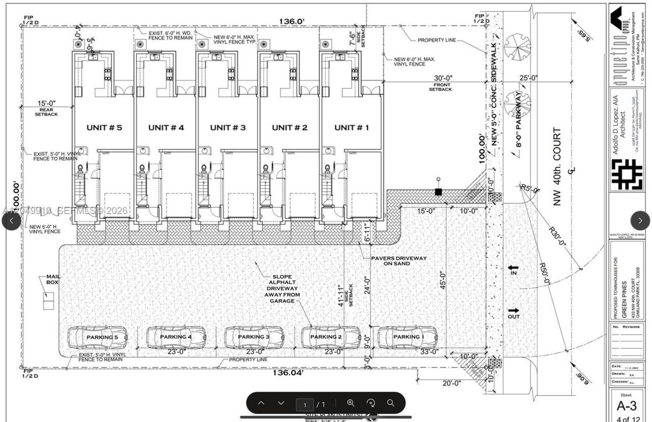433 NW 40th Ct, Unit 1,2,3,4,5, Oakland Park, FL 33309 Photo