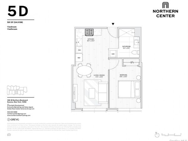 138-18 Northern Boulevard , Unit 5D, Flushing, NY 11354