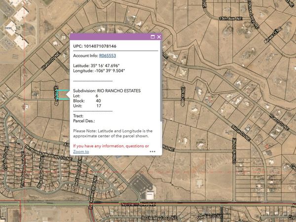 Sioux Dr NE - Chamiza Estates Drive , Rio Rancho, NM 87144
