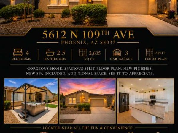 5612 N 109TH Avenue, Phoenix, AZ 85037