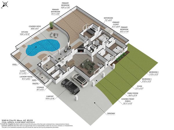 1049 N 23RD Place, Mesa, AZ 85213