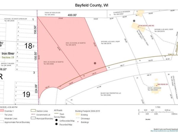 0000 Ridge Drive , Iron River, WI 54847