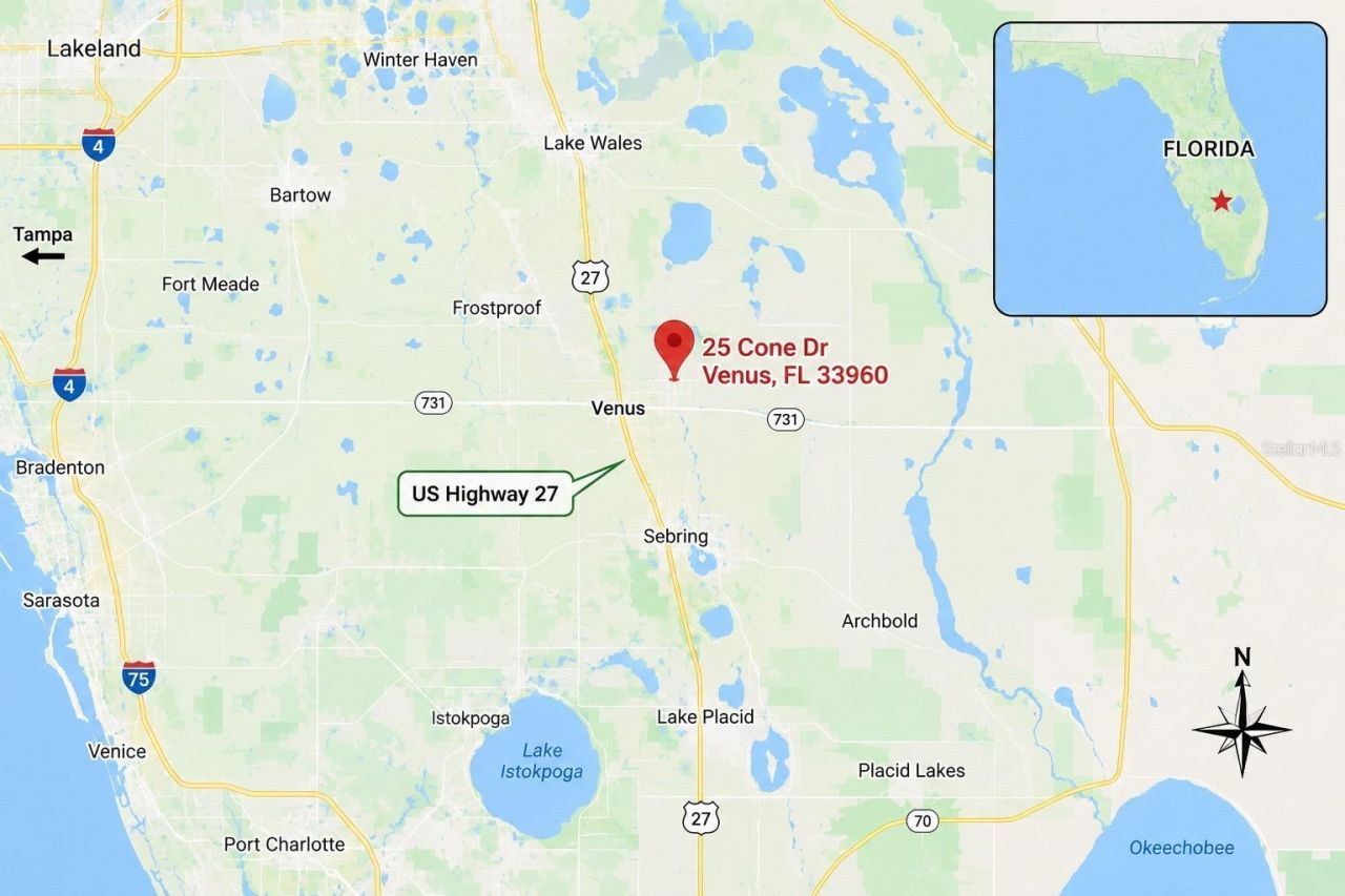 25 Cone Drive , Venus, FL 33960 Photo