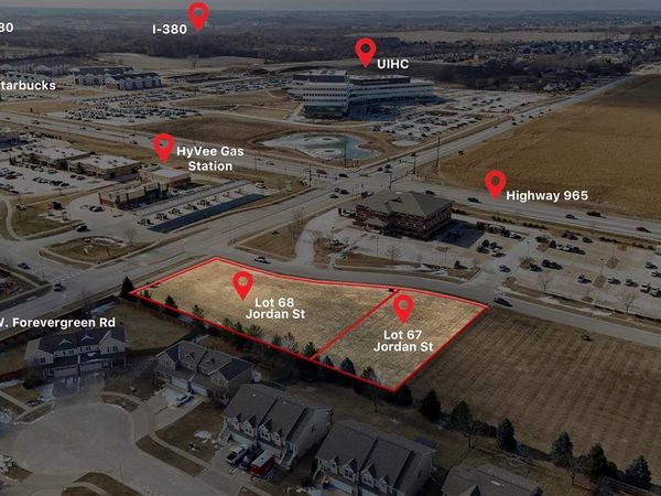 Lot 67 & 68 Forevergreen Rd & Jordan St, North Liberty, IA 52317