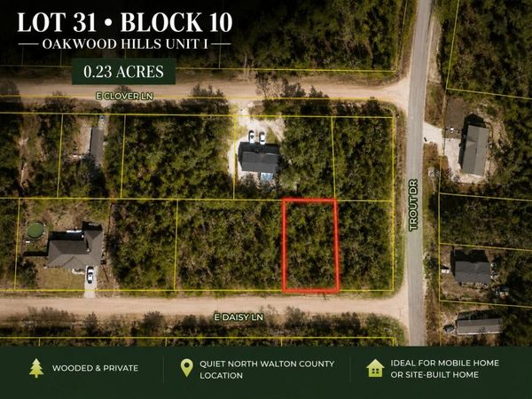Lot 31 E Daisy Lane, DeFuniak Springs, FL 32433