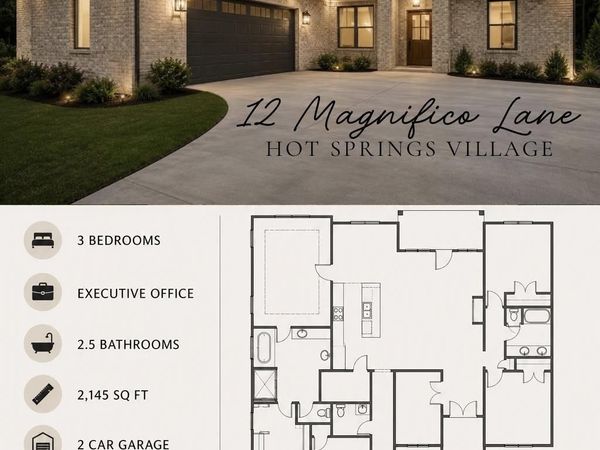 12 Magnifico Lane, Hot Springs Village, AR 71909