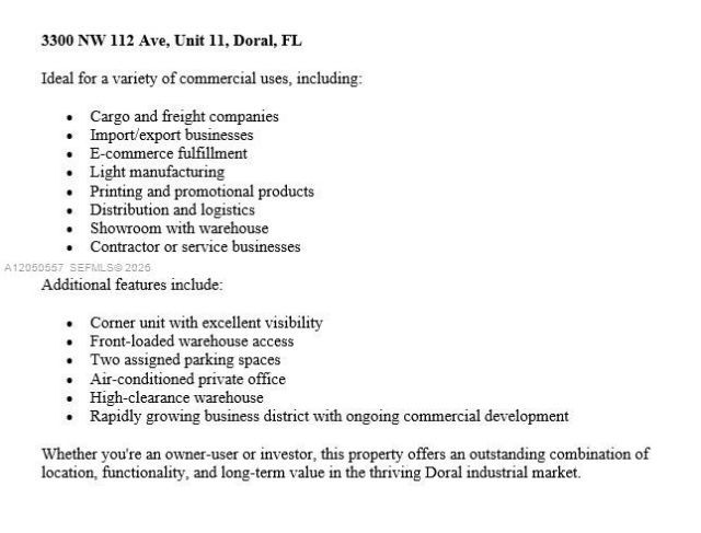 3300 NW 112th Ave , Unit 11, Doral, FL 33172 Photo