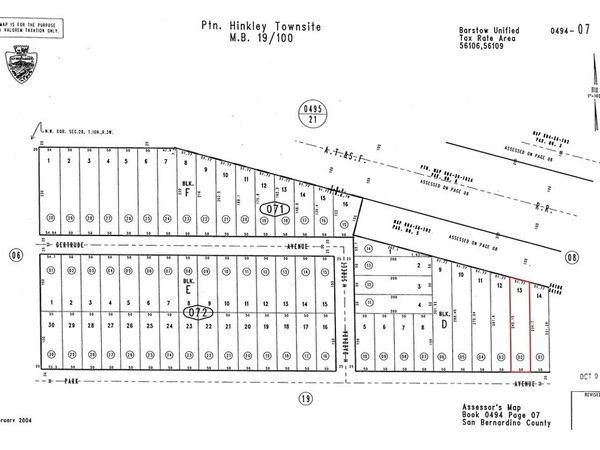 0 Park Avenue, Hinkley, CA 92347