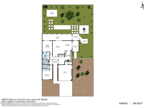 25635 S BEECH CREEK Drive, Sun Lakes, AZ 85248
