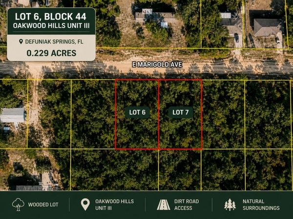 Lot 6 E Marigold Avenue, DeFuniak Springs, FL 32433