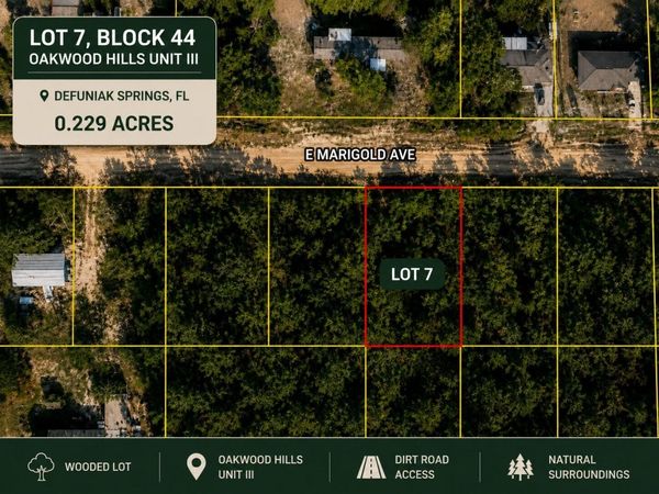 Lot 7 E Marigold Avenue, DeFuniak Springs, FL 32433