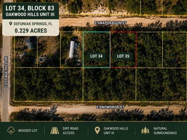 Lot 34 E Snapdragon Street, DeFuniak Springs, FL 32433
