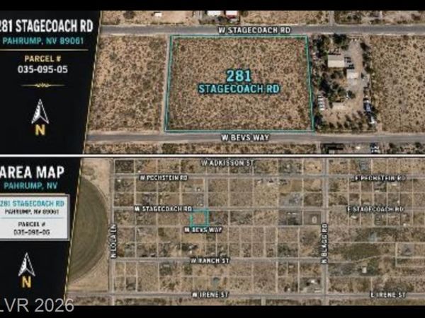 281 W Stagecoach Road , Pahrump, NV 89060