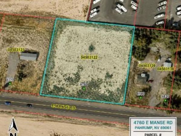 4760 E Manse Road , Pahrump, NV 89061