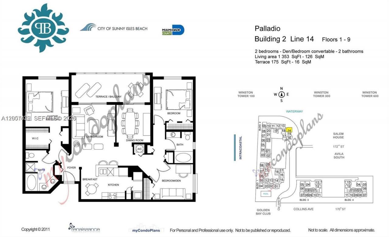 17150 N Bay Rd , Unit 2814, Sunny Isles Beach, FL 33160 Photo