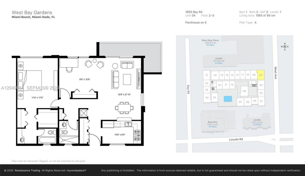 1666 West Ave, Unit 404, Miami Beach, FL 33139 Photo