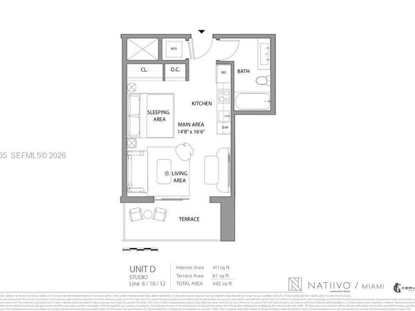 159 NE 6th ST , Unit 3412, Miami, FL 33132