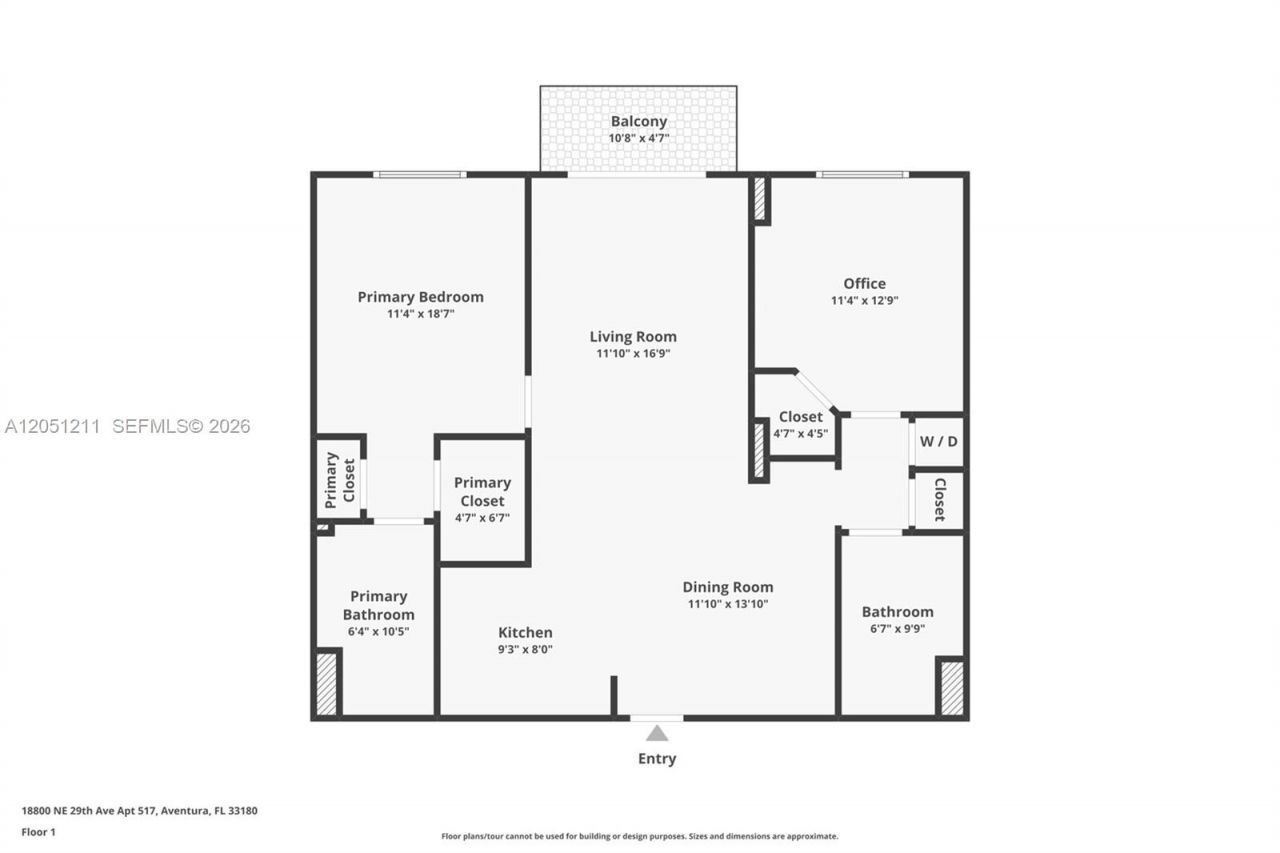 18800 NE 29th Ave , Unit 517, Aventura, FL 33180 Photo