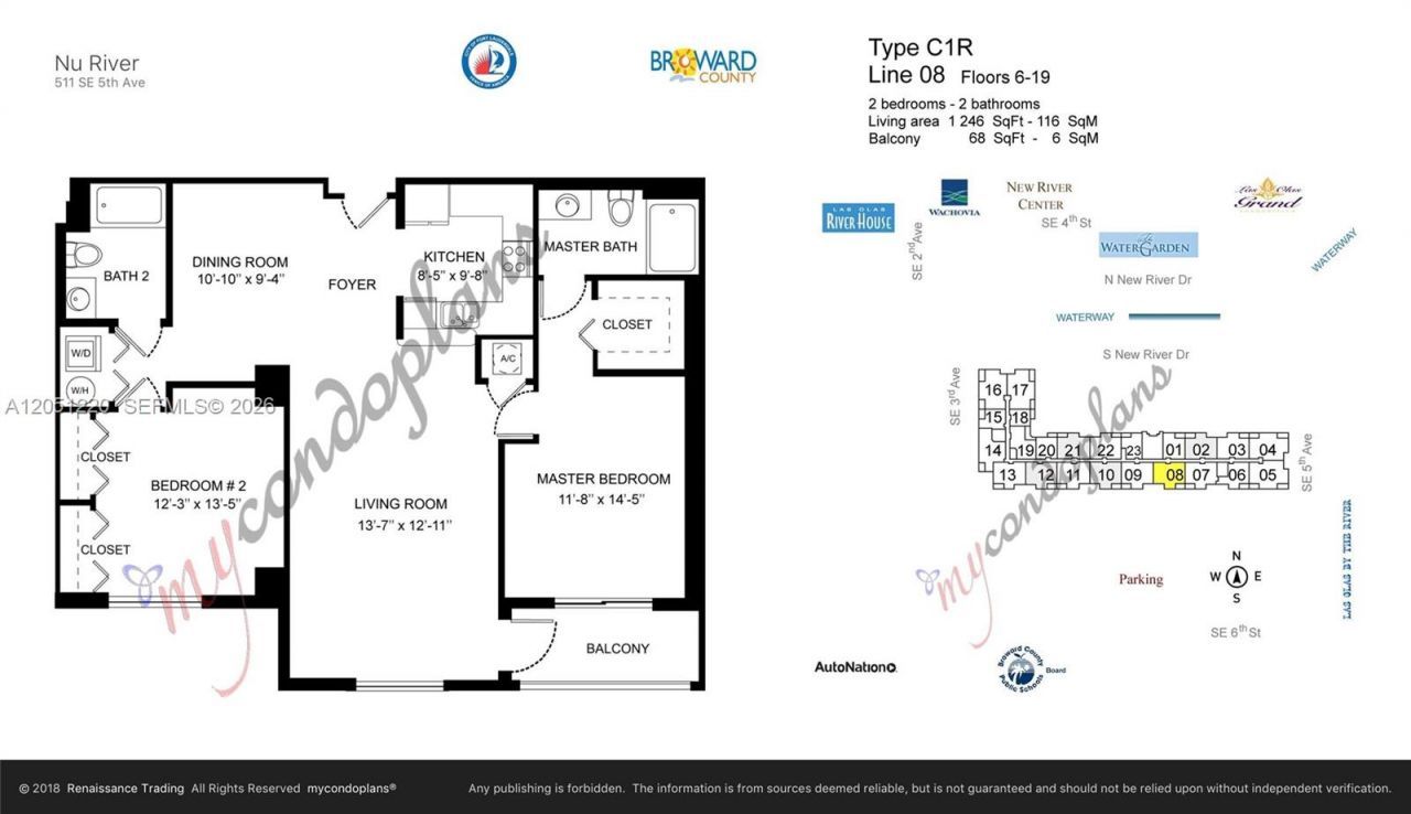 511 SE 5th Ave , Unit 1408, Fort Lauderdale, FL 33301 Photo