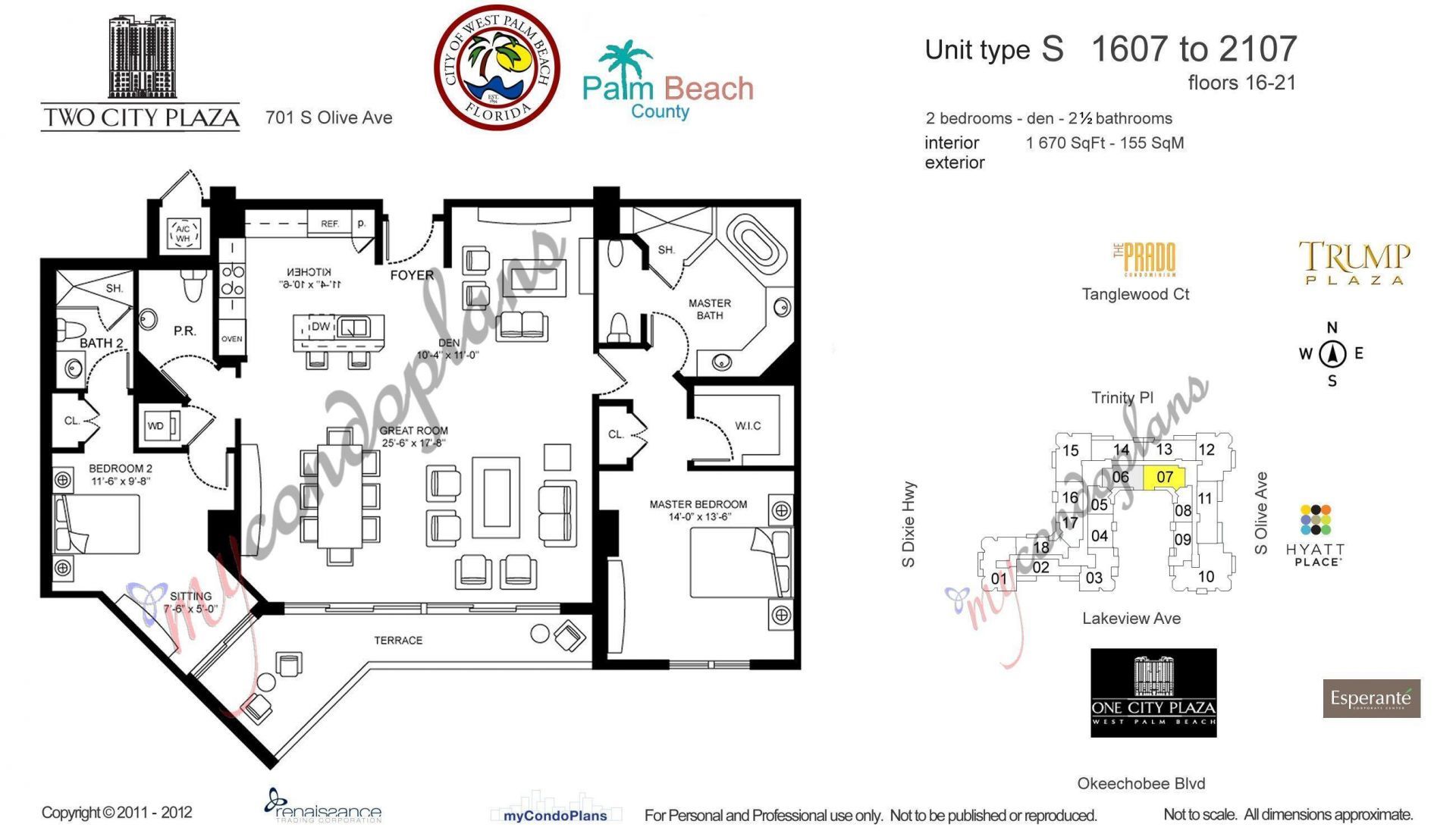 701 S Olive Avenue, Unit 1807, West Palm Beach, FL 33401 Photo
